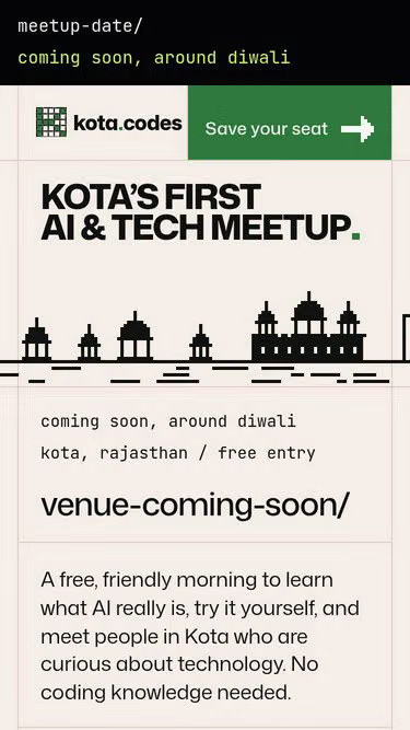 Screenshot of kota.codes