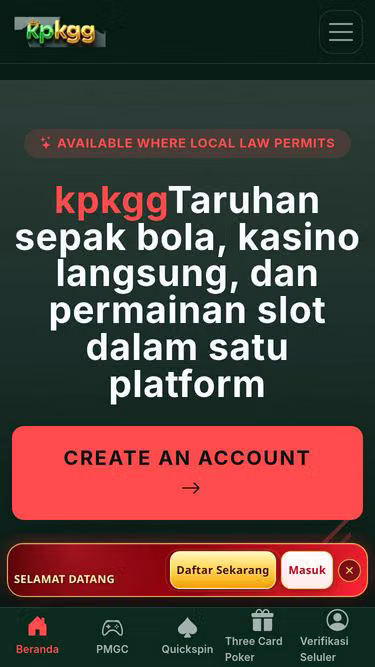 Screenshot of kpkgg.app