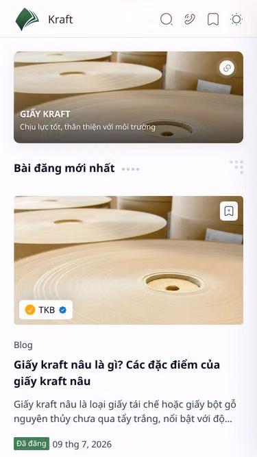 Screenshot of kraft.com.vn