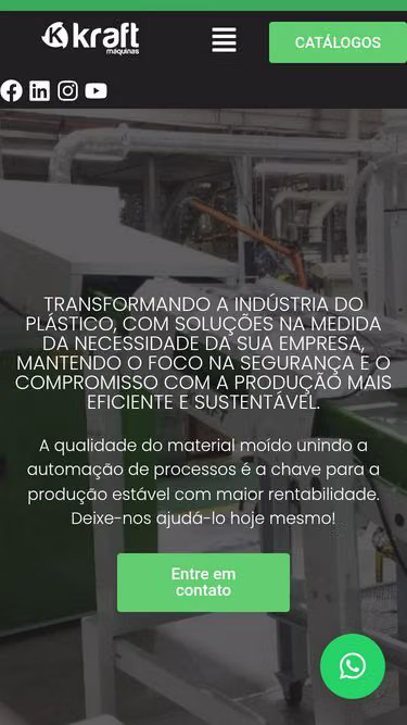 Screenshot of kraft.ind.br