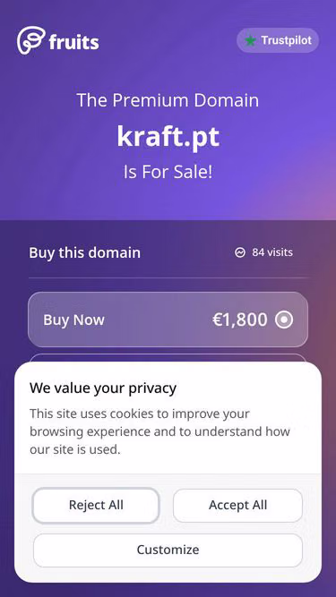 Screenshot of kraft.pt