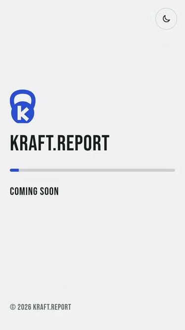 Screenshot of kraft.report