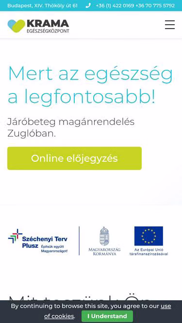 Screenshot of krama.hu