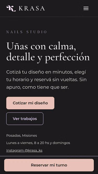 Screenshot of krasa.com.ar