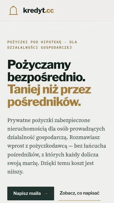Screenshot of kredyt.cc