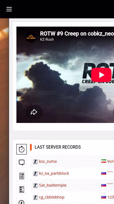 Screenshot of kreedz.ru