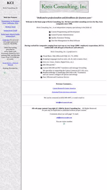 Screenshot of kreis.cc