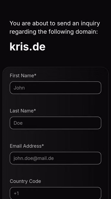Screenshot of kris.de