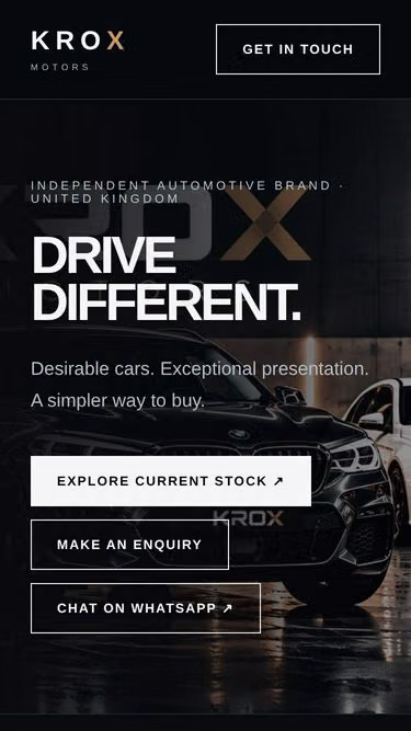 Screenshot of krox.co.uk