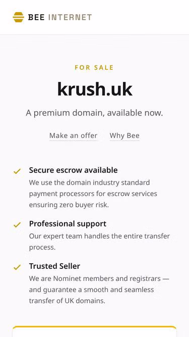 Screenshot of krush.uk