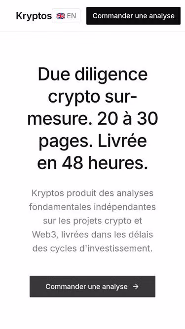 Screenshot of kryptos.fr