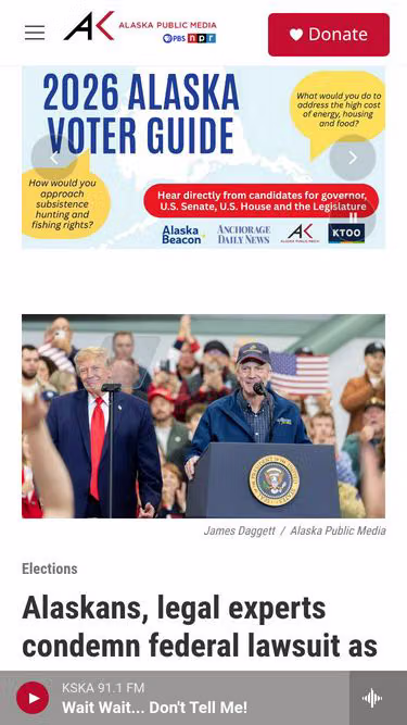 Screenshot of kska.org