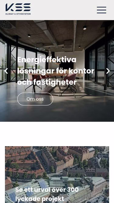 Screenshot of kss.se