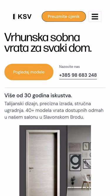 Screenshot of ksv.hr