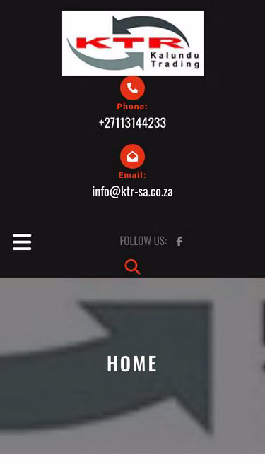 Screenshot of ktr.co.za