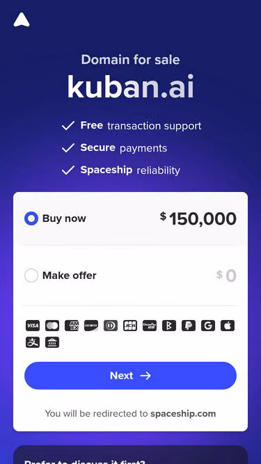 Screenshot of kuban.ai