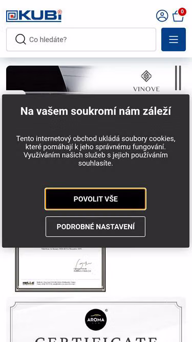 Screenshot of kubi.cz