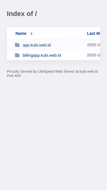 Screenshot of kubi.web.id