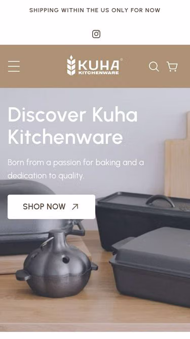 Screenshot of kuha.shop