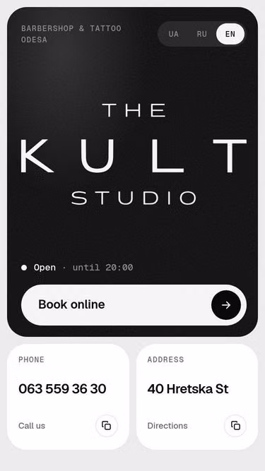 Screenshot of kult.to