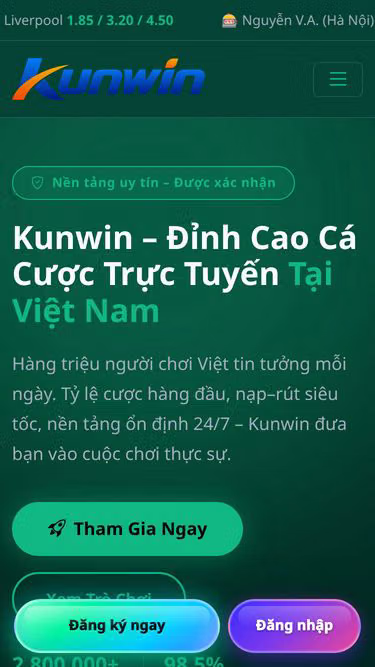 Screenshot of kunwin.biz