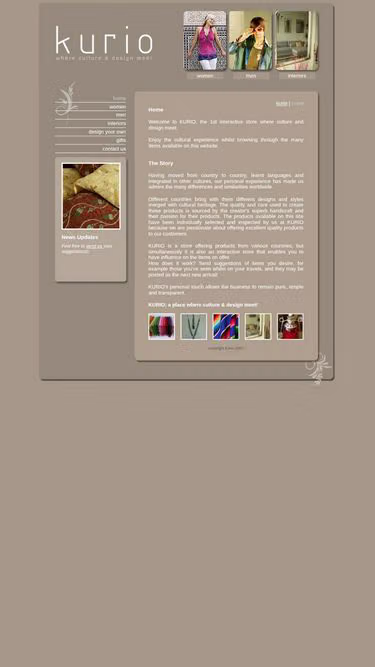 Screenshot of kurio.nl