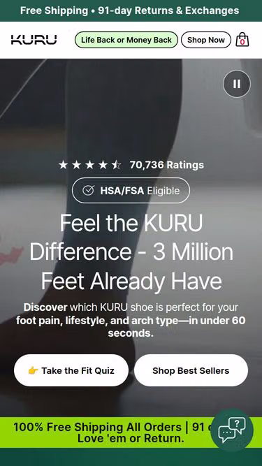 Screenshot of kuru.guru