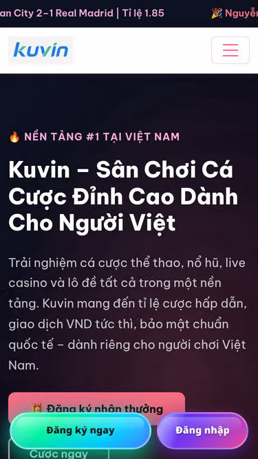 Screenshot of kuvin.my