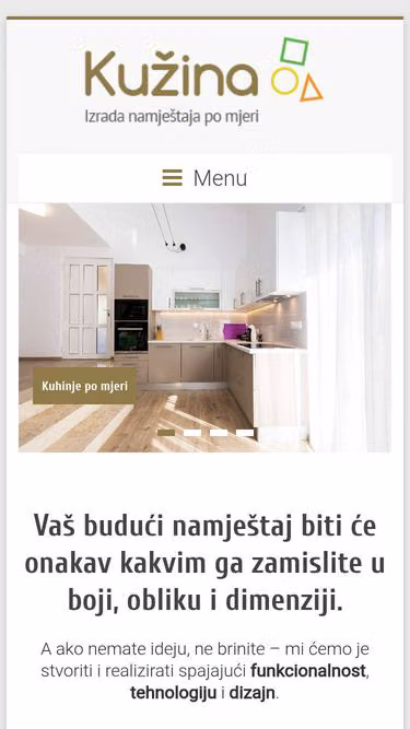 Screenshot of kuzina.hr