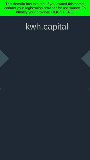Screenshot of kwh.capital