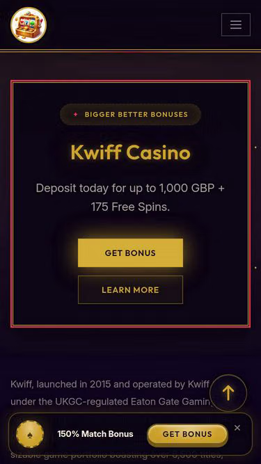 Screenshot of kwiff.wales
