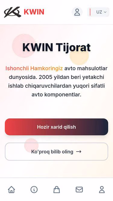 Screenshot of kwin.uz
