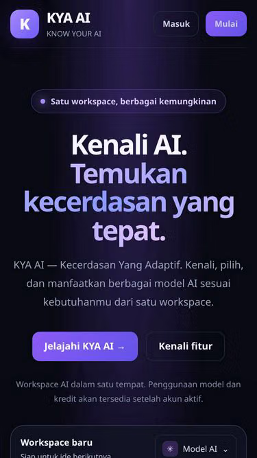 Screenshot of kya.ai.id