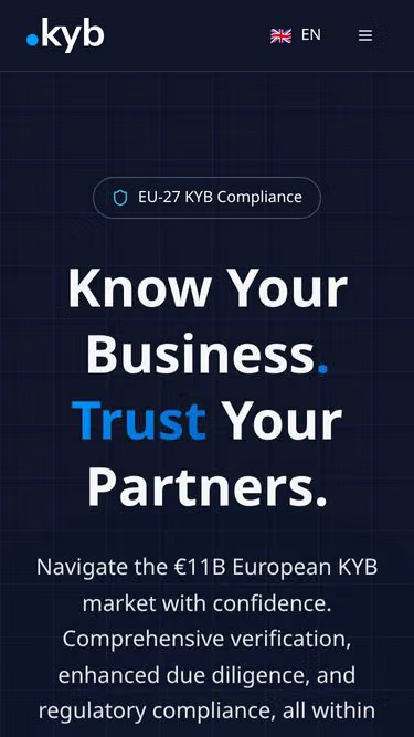 Screenshot of kyb.group