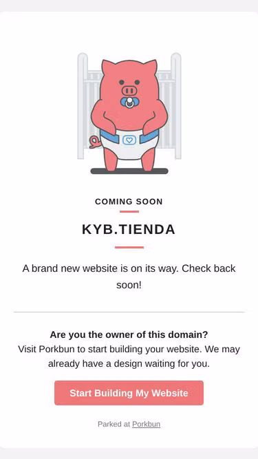 Screenshot of kyb.tienda