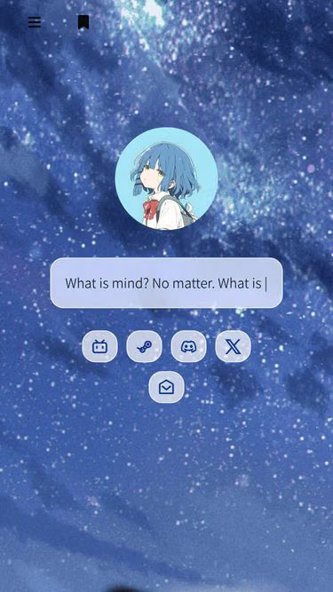 Screenshot of kyomu.me