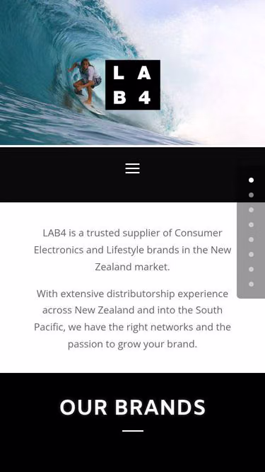 Screenshot of lab4.co.nz