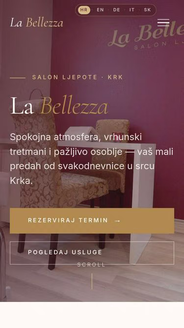 Screenshot of labellezza.beauty