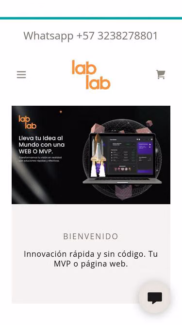 Screenshot of lablab.com.co