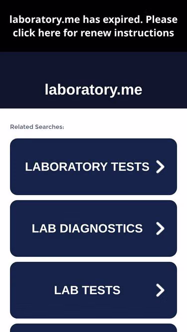 Screenshot of laboratory.me
