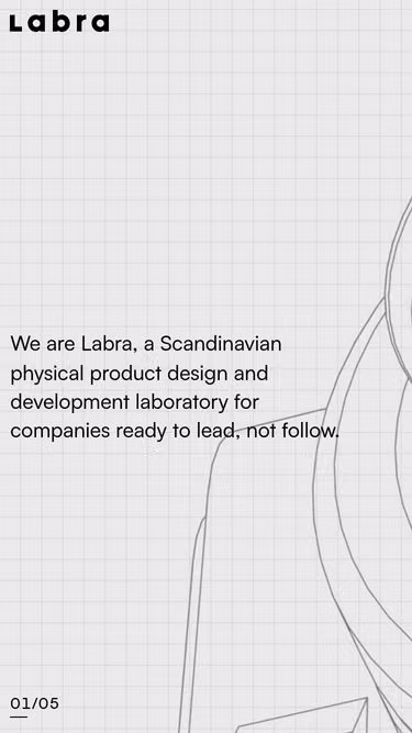 Screenshot of labra.se