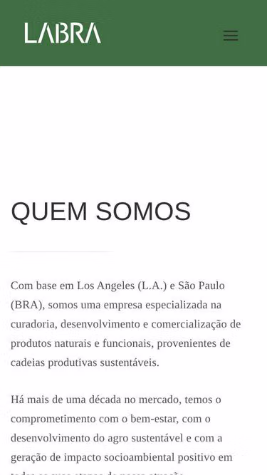 Screenshot of labra.ws