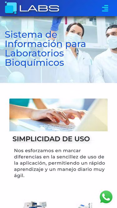 Screenshot of labs.net.ar