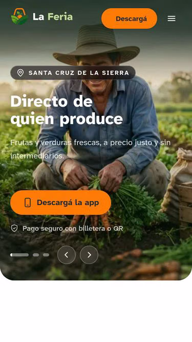 Screenshot of laferia.com.bo