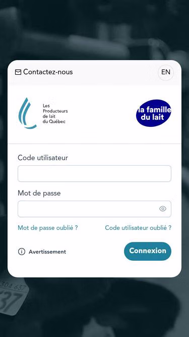 Screenshot of lait.qc.ca