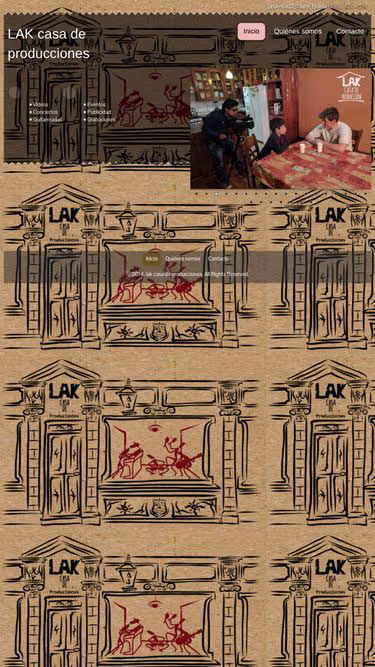 Screenshot of lak.productions