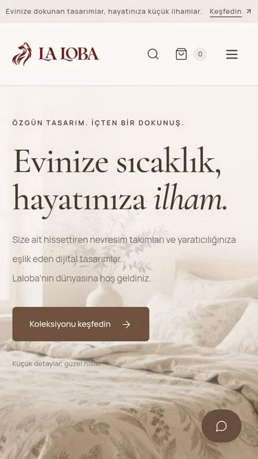 Screenshot of laloba.com.tr