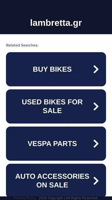 Screenshot of lambretta.gr