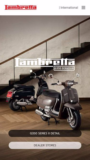 Screenshot of lambretta.in