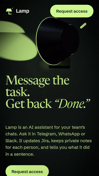 Screenshot of lamp.software